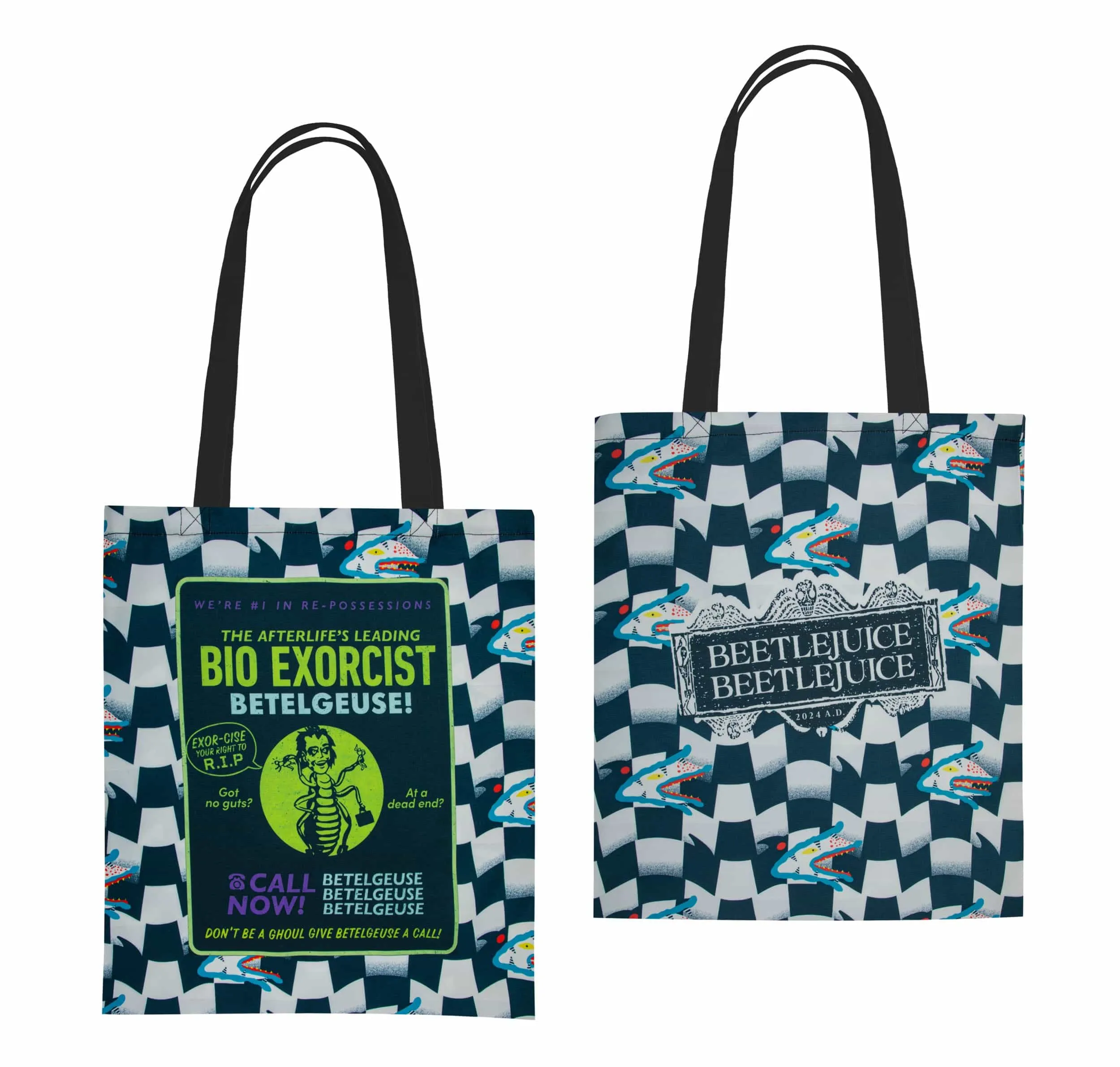 Beetlejuice Tote Bag Call Beetlejuice