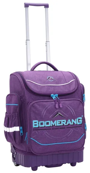 Boomerang X-Large 3 Division Trolley Backpack | Purple