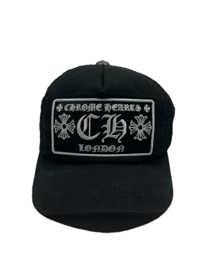 Chrome Hearts Black CH London Cap  Vintage