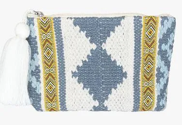 Ikat Handcrafted Clutch/Cosmetic Bag