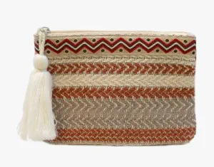 Ikat Handcrafted Clutch/Cosmetic Bag