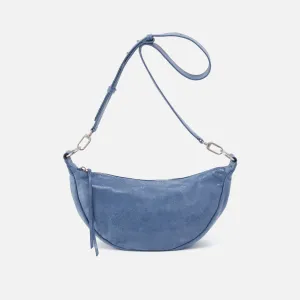 Knox Sling in Buffed Leather - Azure