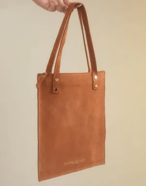 Sleek Suede Tote