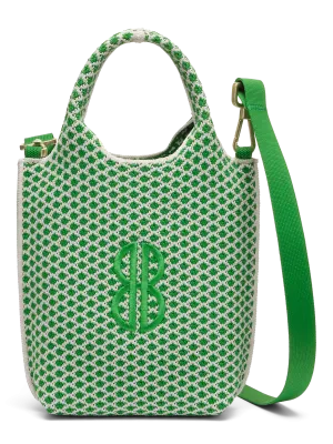 Sutton City Tote - Parakeet Green Diamond - Mini