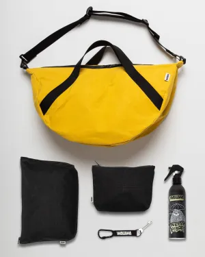 Water Resistant Duffle Bag Travel Set - Yellow